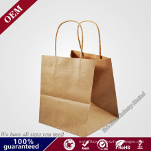 DIY Natural Kraft Paper Bag with Handle Party Gift Paper Bags Wedding Favors and Gifts